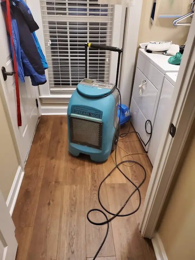 Commercial dehumidifier deployed for Flood Damage Cleanup in Montevallo